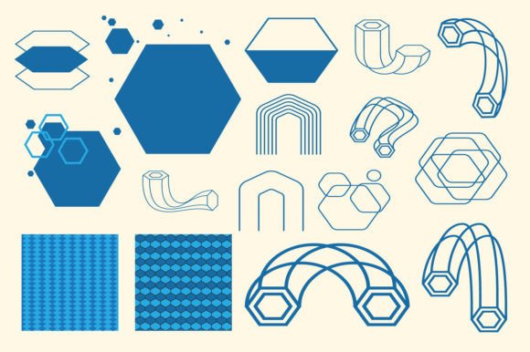 Download Polygon Shape Vector Set - Vector Collection