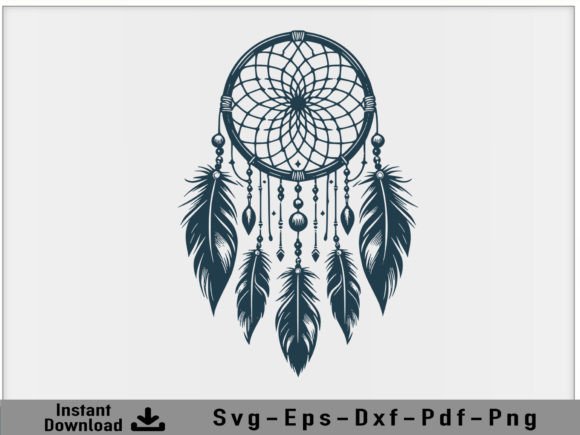 Download Dreamcatcher SVG Vector Silhouette File - Vector Collection