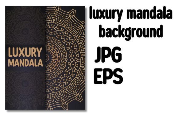Download Luxury Golden Mandala Background Design - Round design Collection