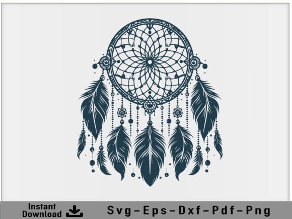 Download Dreamcatcher SVG Vector Silhouette File - Vector Collection