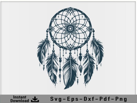 Download Dreamcatcher SVG Vector Silhouette File - Vector Collection