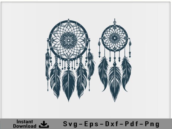 Download Dreamcatcher SVG Vector Silhouette File - Vector Collection