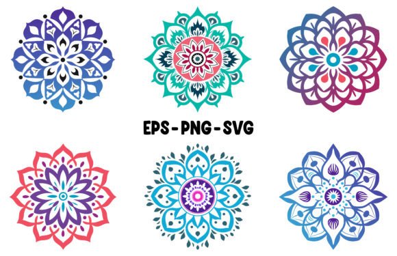 Download Colorful Abstract Mandala Vector Bundle - Vector Collection