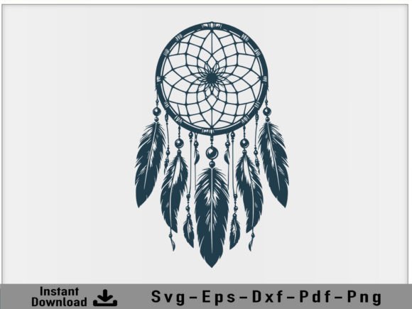 Download Dreamcatcher SVG Vector Silhouette File - Vector Collection