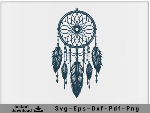 Download Dreamcatcher SVG Vector Silhouette File - Vector Collection